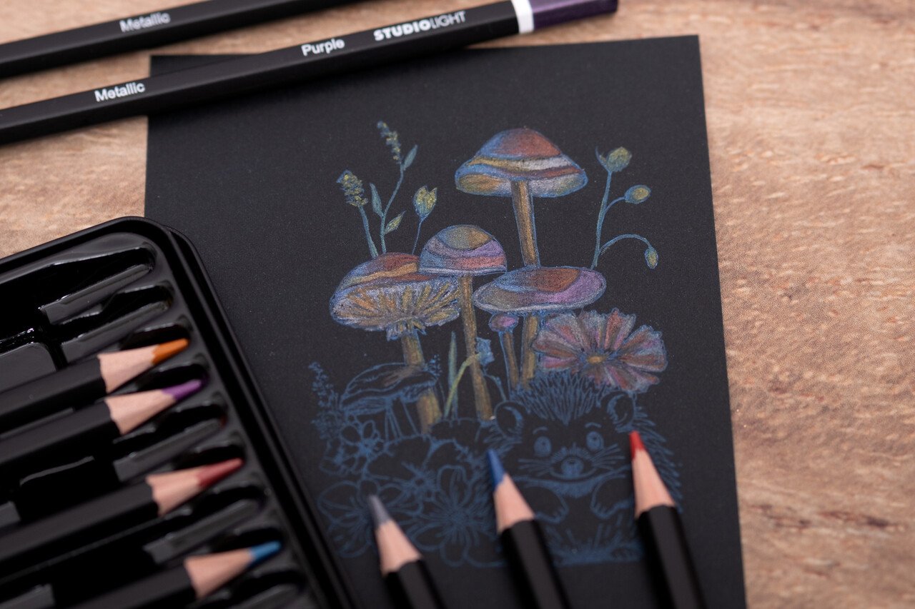 Studio Light Artist Quality Metallic Pencils (12pcs) (SL-CO-PENC02) (BASIC)