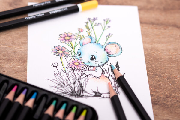 Studio Light Artist Quality Pastel Pencils (12pcs) (SL-CO-PENC01) (BASIC)