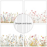 Simple and Basic Floral Borders 12x12 Inch Paper Pad (SBP749) Simple and Basic Floral Borders 12x12 Inch Paper Pad (SBP749)