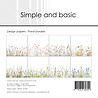 Simple and Basic Floral Borders 6x6 Inch Paper Pad (SBP549) Simple and Basic Floral Borders 6x6 Inch Paper Pad (SBP549)