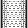 Simple and Basic Chevron A5 Stencil (SBM007)