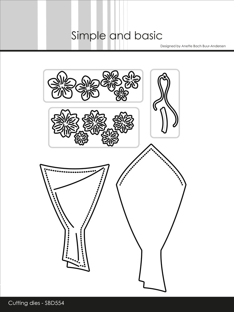 Simple and Basic Bouquet of Flowers Dies (SBD554)