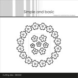 Simple and Basic Flower Wreath Dies (SBD552)