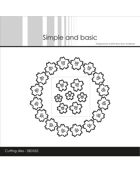 Simple and Basic Flower Wreath Dies (SBD552)