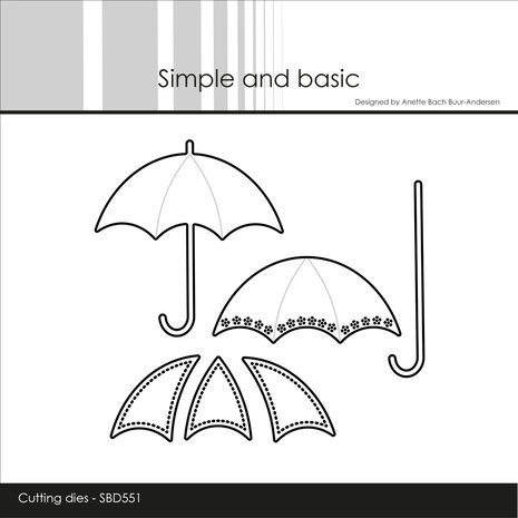 Simple and Basic Umbrella Dies (SBD551)
