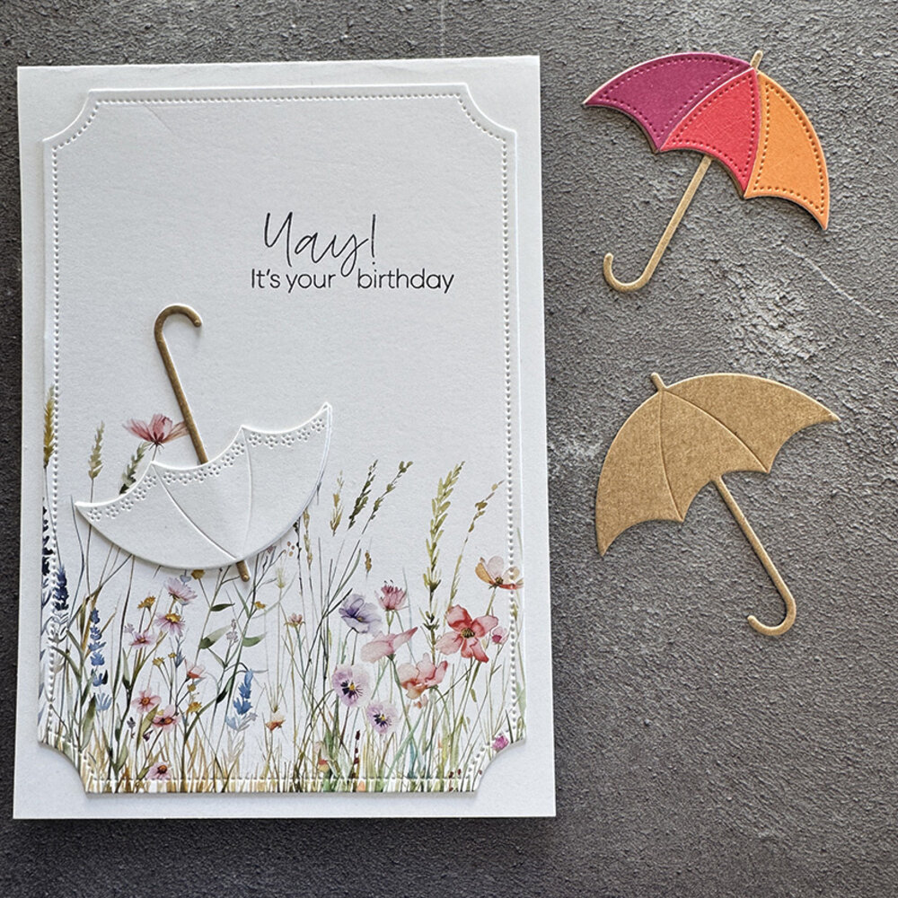 Simple and Basic Umbrella Dies (SBD551)