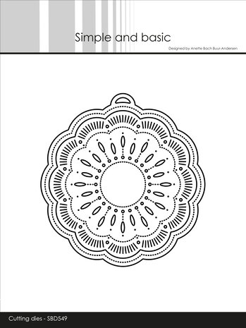 Simple and Basic Doily on a Tag Dies (SBD549)