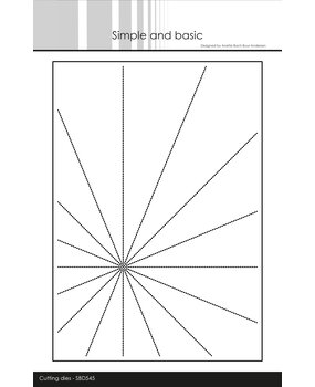 Simple and Basic Sunrays A5 Dies (SBD545)