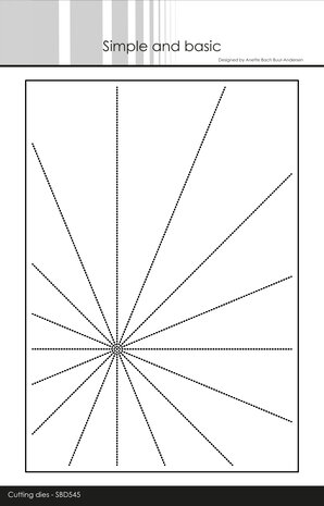 Simple and Basic Sunrays A5 Dies (SBD545)