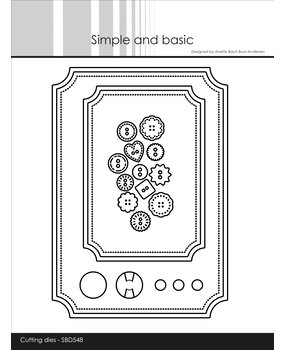 Simple and Basic Reverse Rounded Corners A6 / A7 Dies (SBD548)
