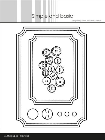 Simple and Basic Reverse Rounded Corners A6 / A7 Dies (SBD548)