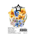 Paper Favourites Die-Cuts A7 Spring Flowers #3 (24pcs) (PFD011)