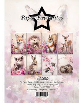 Paper Favourites Wildlife A6 Paper Pad (PFA580)