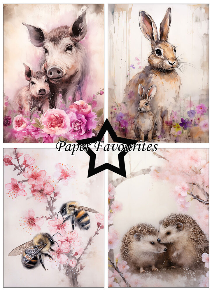 Paper Favourites Wildlife A6 Paper Pad (PFA580)