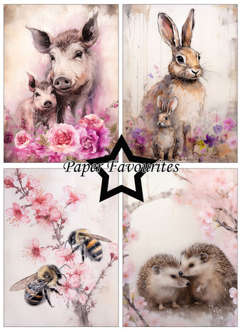 Paper Favourites Wildlife A6 Paper Pad (PFA580)