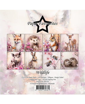 Paper Favourites Wildlife 6x6 Inch Paper Pad (PF539)