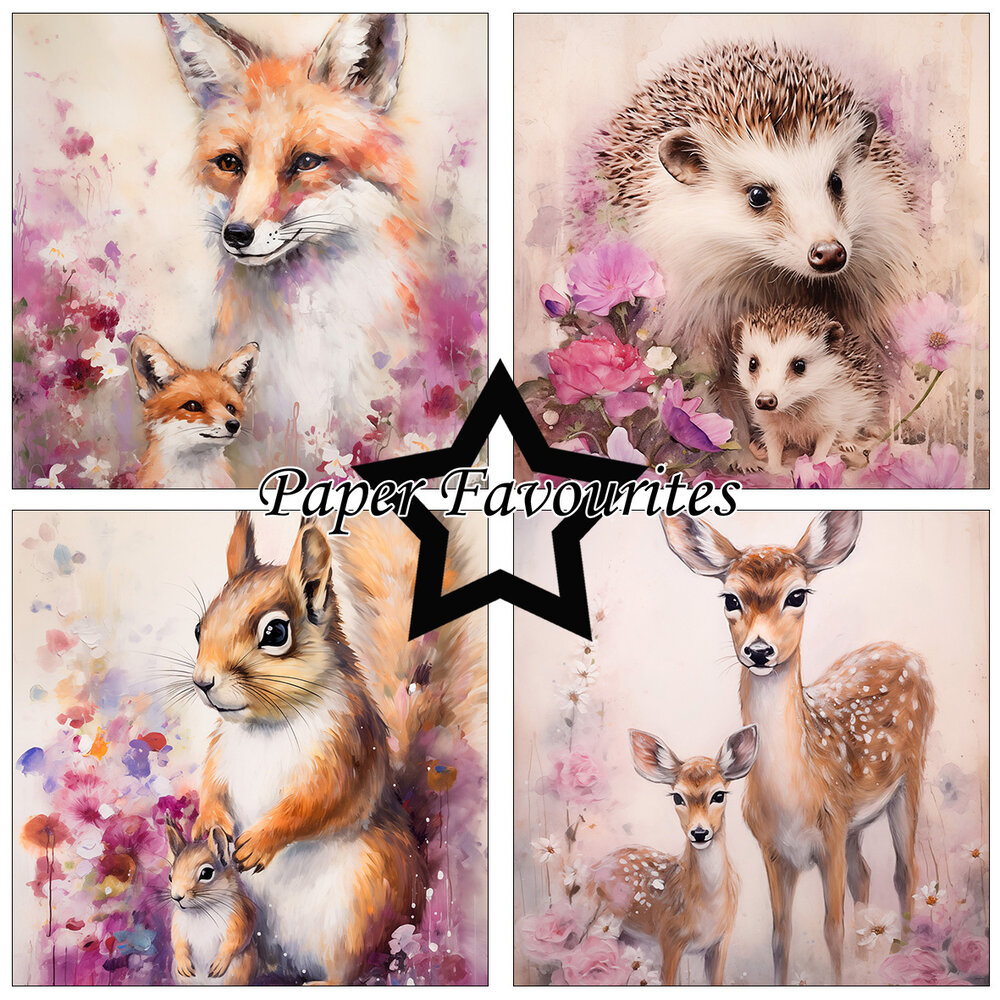Paper Favourites Wildlife 6x6 Inch Paper Pad (PF539)