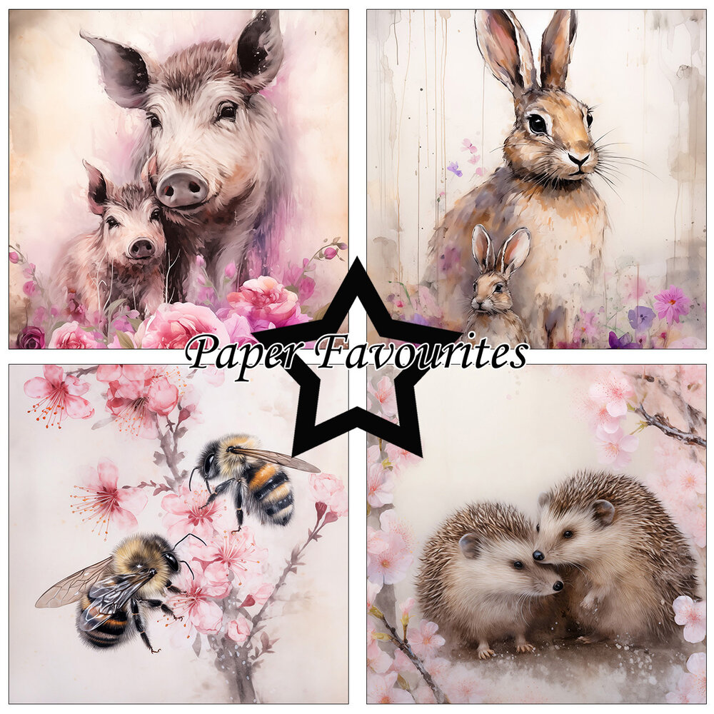 Paper Favourites Wildlife 6x6 Inch Paper Pad (PF539)