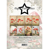 Paper Favourites Rustic Mushrooms A6 Paper Pad (PFA579)