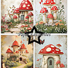 Paper Favourites Rustic Mushrooms A6 Paper Pad (PFA579) Paper Favourites Rustic Mushrooms A6 Paper Pad (PFA579)