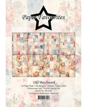 Paper Favourites Old Patchwork A5 Paper Pad (PFA180)