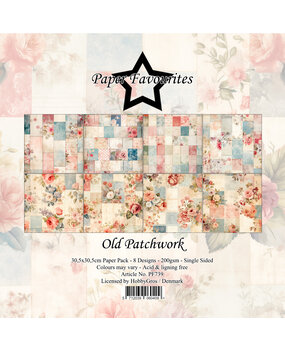 Paper Favourites Old Patchwork 12x12 Inch Paper Pad (PF739)