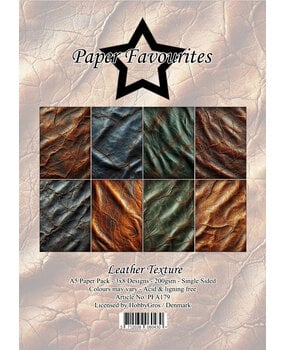 Paper Favourites Leather Texture A5 Paper Pad (PFA179)