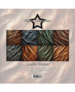 Paper Favourites Leather Texture 12x12 Inch Paper Pad (PF738)