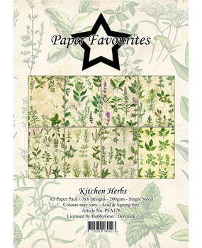 Paper Favourites Kitchen Herbs A5 Paper Pad (PFA178)