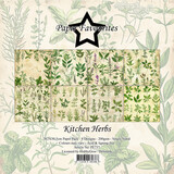Paper Favourites Kitchen Herbs 12x12 Inch Paper Pad (PF737)