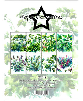 Paper Favourites Herbs A6 Paper Pad (PFA578)