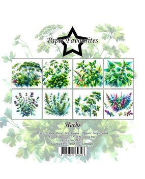 Paper Favourites Herbs 6x6 Inch Paper Pad (PF537)