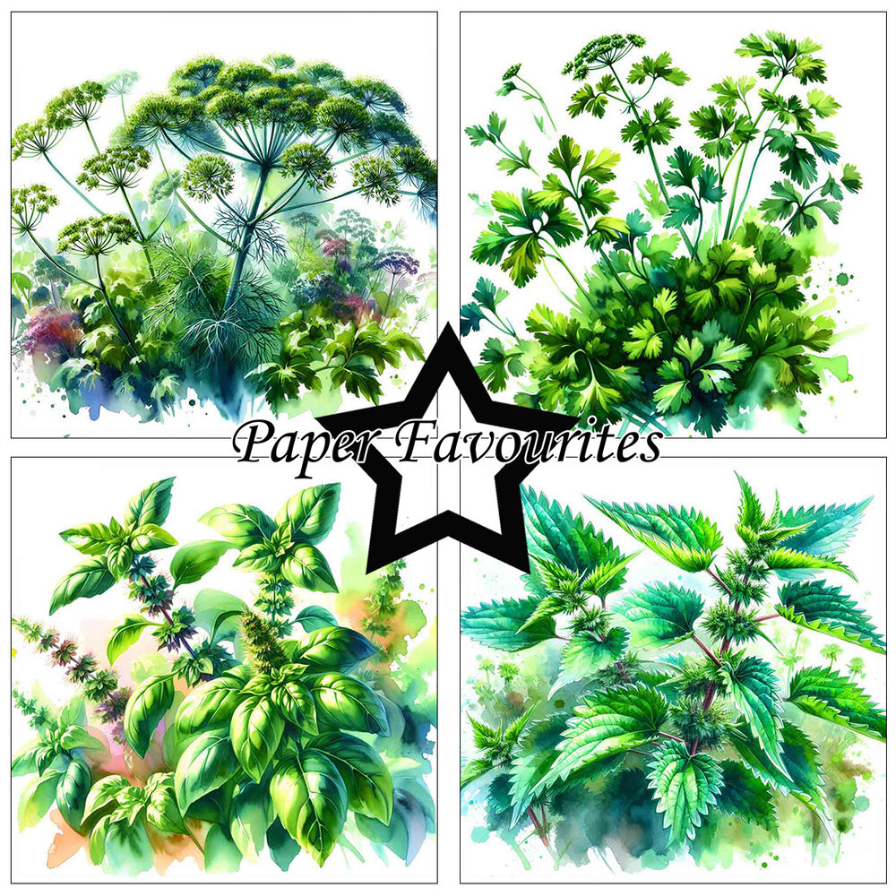 Paper Favourites Herbs 6x6 Inch Paper Pad (PF537)