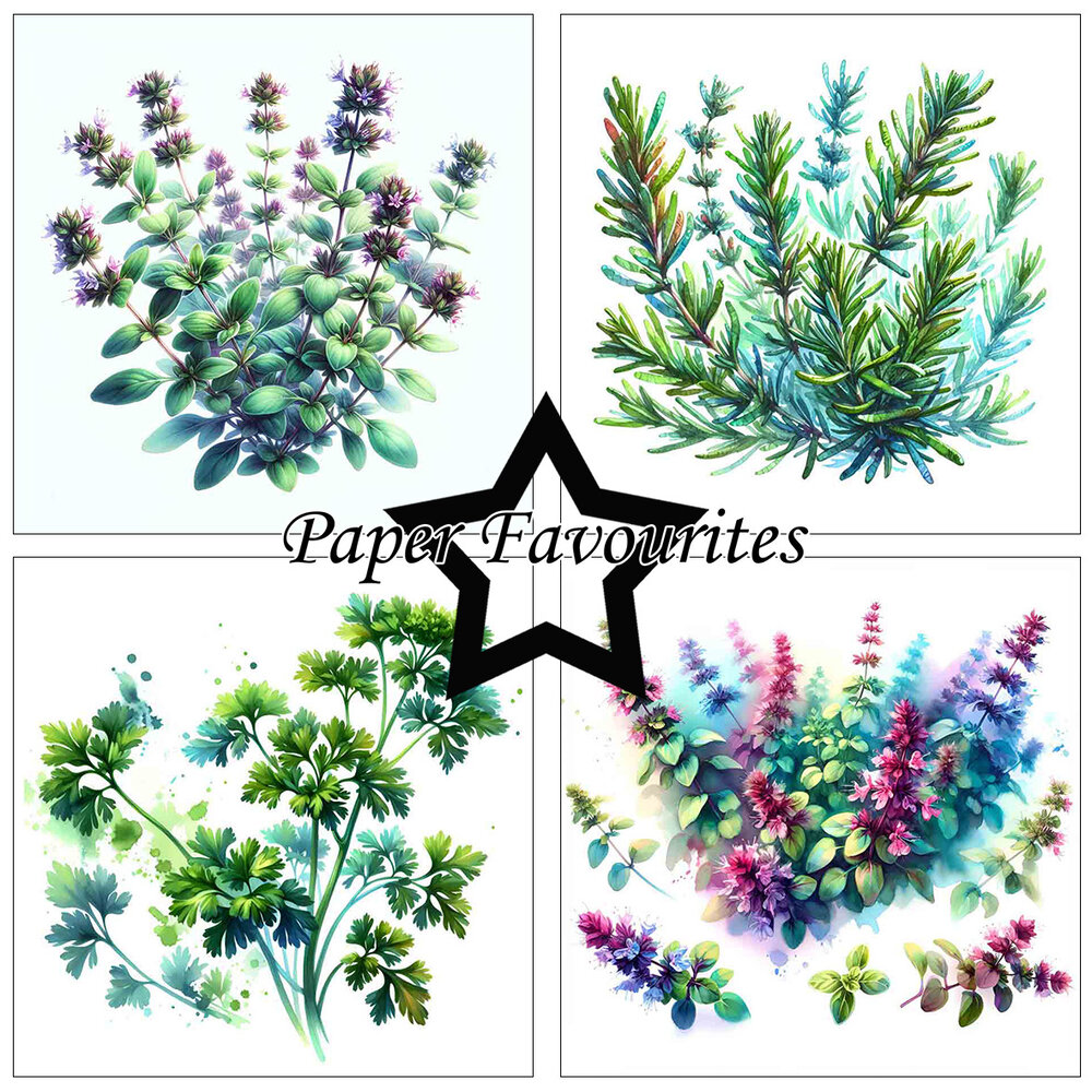Paper Favourites Herbs 6x6 Inch Paper Pad (PF537)
