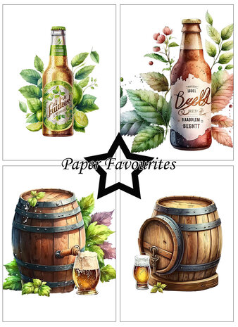 Paper Favourites Bottle of Beer A6 Paper Pad (PFA577)