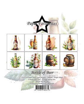 Paper Favourites Bottle of Beer 6x6 Inch Paper Pad (PF536)
