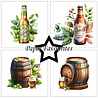 Paper Favourites Bottle of Beer 6x6 Inch Paper Pad (PF536) Paper Favourites Bottle of Beer 6x6 Inch Paper Pad (PF536)