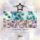 Paper Favourites Alcohol Ink Flowers 12x12 Inch Paper Pad (PF736)