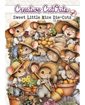Creatief Art Sweet Little Mice Die-Cuts Creative CutOuts (23pcs) (CCODC-002)