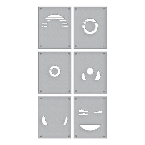 Spellbinders Classic Road Legends Stencil Scenic Drive (STN-104) Spellbinders Classic Road Legends Stencil Scenic Drive (STN-104)