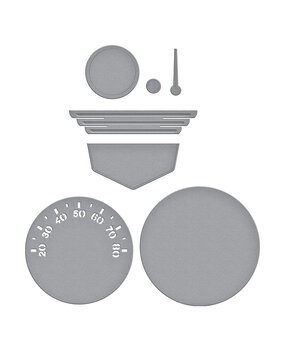 Spellbinders Classic Road Legends Etched Dies Speedometer (S5-689)