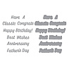 Spellbinders Classic Road Legends Etched Dies Classic Sentiments (S3-553) Spellbinders Classic Road Legends Etched Dies Classic Sentiments (S3-553)