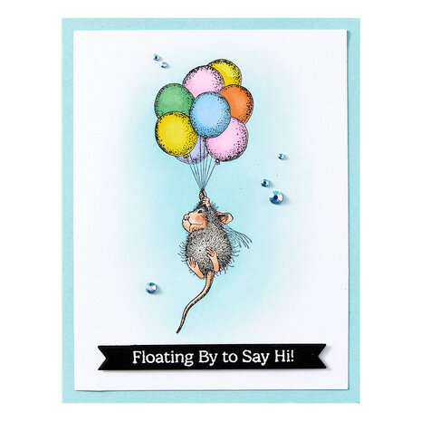 Spellbinders House-Mouse Rare Bloom Cling Rubber Stamps Up, Up and Away (RSC-055) Spellbinders House-Mouse Rare Bloom Cling Rubber Stamps Up, Up and Away (RSC-055)