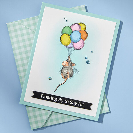 Spellbinders House-Mouse Rare Bloom Cling Rubber Stamps Up, Up and Away (RSC-055) Spellbinders House-Mouse Rare Bloom Cling Rubber Stamps Up, Up and Away (RSC-055)