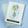 Spellbinders House-Mouse Rare Bloom Cling Rubber Stamps Up, Up and Away (RSC-055) Spellbinders House-Mouse Rare Bloom Cling Rubber Stamps Up, Up and Away (RSC-055)