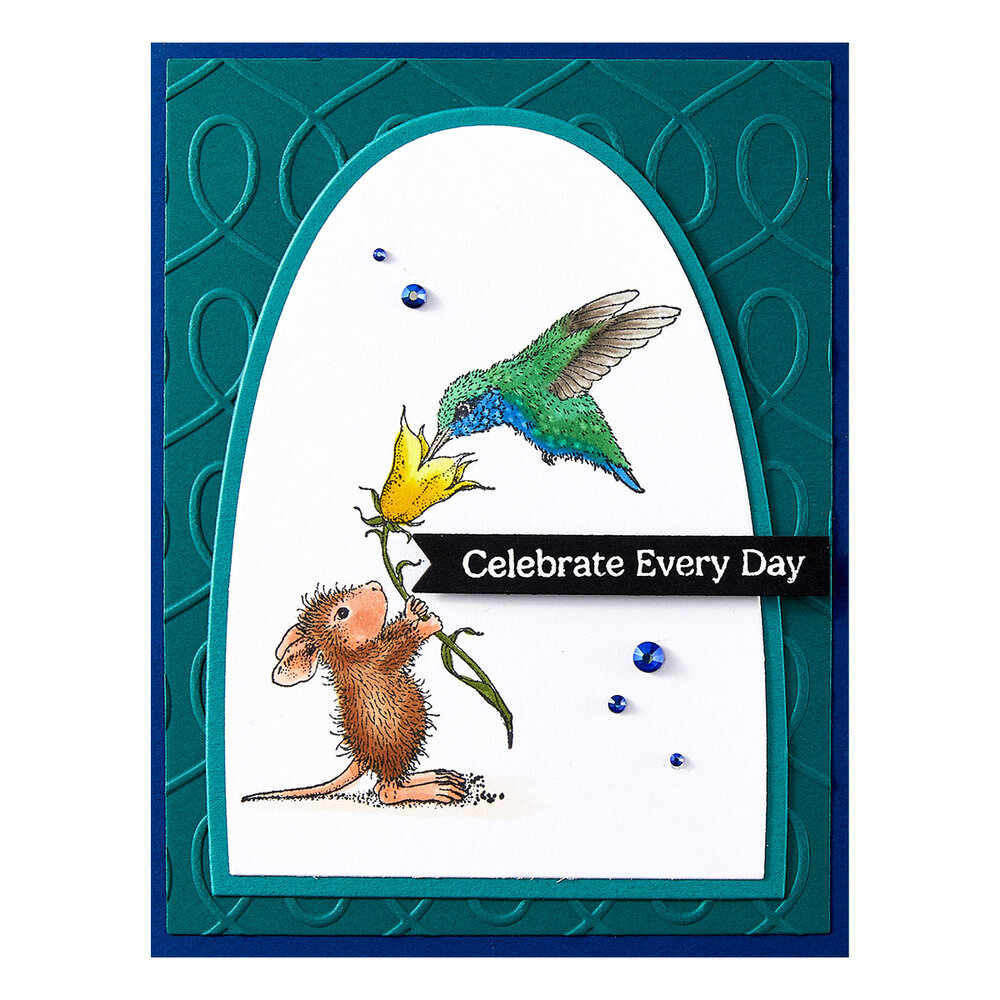 Spellbinders House-Mouse Rare Bloom Cling Rubber Stamps Sweet Nectar (RSC-056) Spellbinders House-Mouse Rare Bloom Cling Rubber Stamps Sweet Nectar (RSC-056)