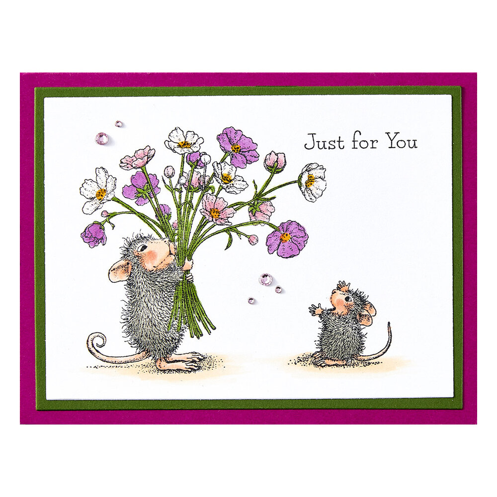 Spellbinders House-Mouse Rare Bloom Cling Rubber Stamps Rare Bloom (RSC-054) Spellbinders House-Mouse Rare Bloom Cling Rubber Stamps Rare Bloom (RSC-054)