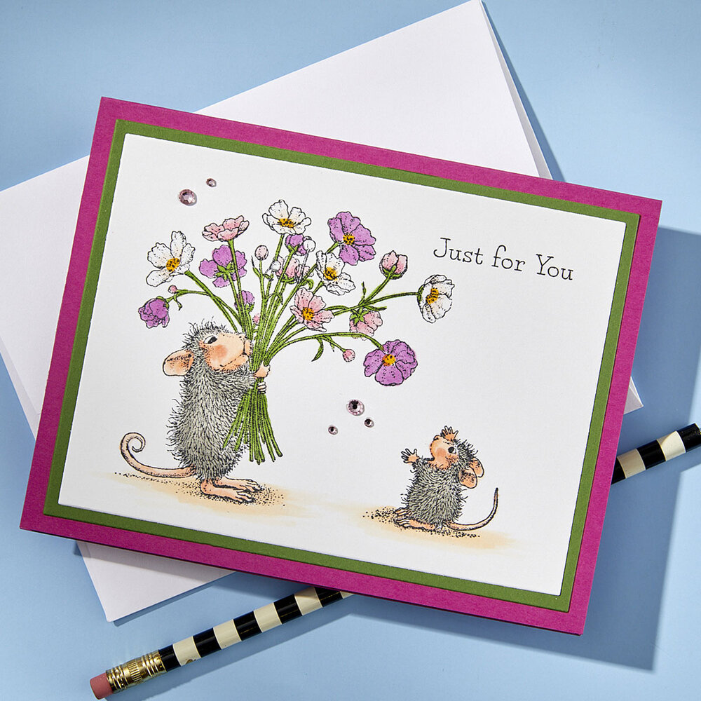 Spellbinders House-Mouse Rare Bloom Cling Rubber Stamps Rare Bloom (RSC-054) Spellbinders House-Mouse Rare Bloom Cling Rubber Stamps Rare Bloom (RSC-054)