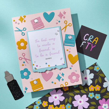 Spellbinders Crafty Babe with Simple Stories Etched Dies Labels & Icons (S4-1463) (DISCONTINUED) Spellbinders Crafty Babe with Simple Stories Etched Dies Labels & Icons (S4-1463) (DISCONTINUED)