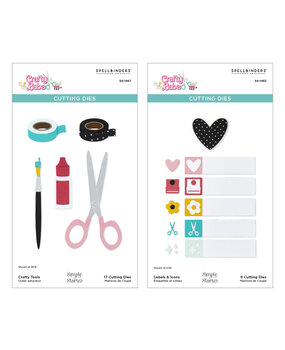 Spellbinders Crafty Babe with Simple Stories Die Bundle (BD-0970)